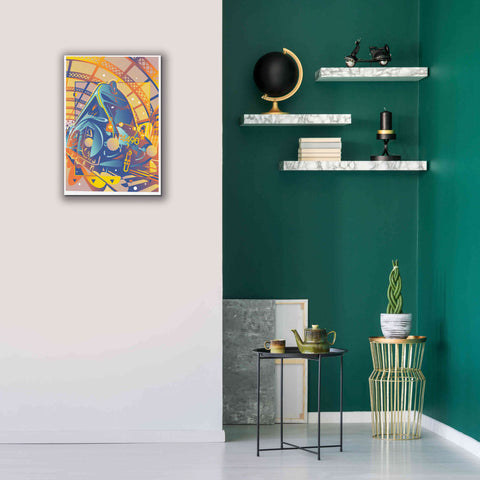 Image of 'Train In Station' by David Chestnutt, Giclee Canvas Wall Art,18 x 26