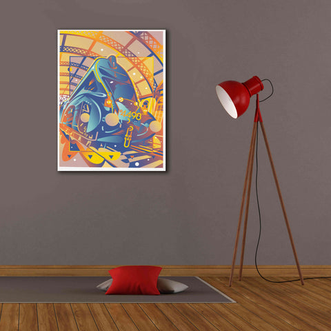 Image of 'Train In Station' by David Chestnutt, Giclee Canvas Wall Art,26 x 34