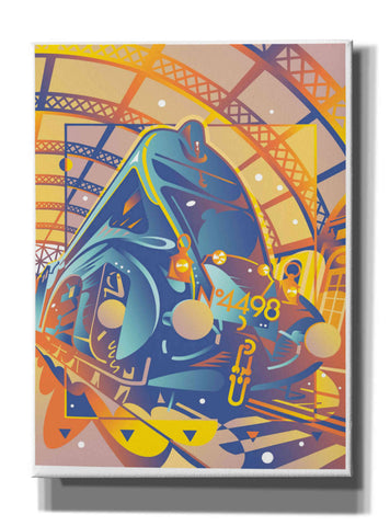 Image of 'Train In Station' by David Chestnutt, Giclee Canvas Wall Art