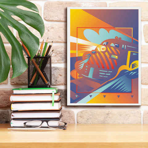 Image of 'Train West' by David Chestnutt, Giclee Canvas Wall Art,12 x 16