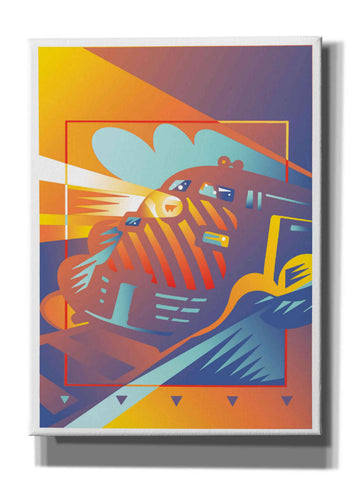 Image of 'Train West' by David Chestnutt, Giclee Canvas Wall Art