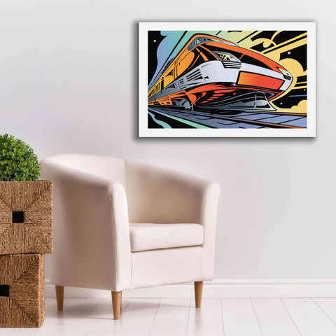 Image of 'Train-High Speed' by David Chestnutt, Giclee Canvas Wall Art,40 x 26