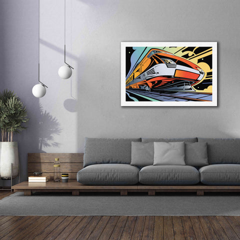 Image of 'Train-High Speed' by David Chestnutt, Giclee Canvas Wall Art,60 x 40