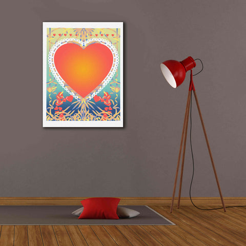 Image of 'Valentine Heart' by David Chestnutt, Giclee Canvas Wall Art,26 x 34