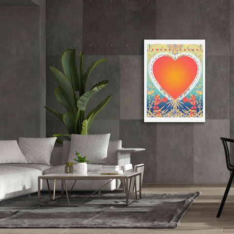 Image of 'Valentine Heart' by David Chestnutt, Giclee Canvas Wall Art,40 x 54