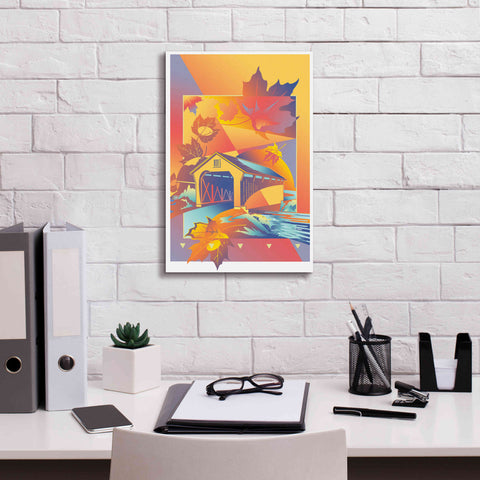 Image of 'Vermont' by David Chestnutt, Giclee Canvas Wall Art,12 x 18
