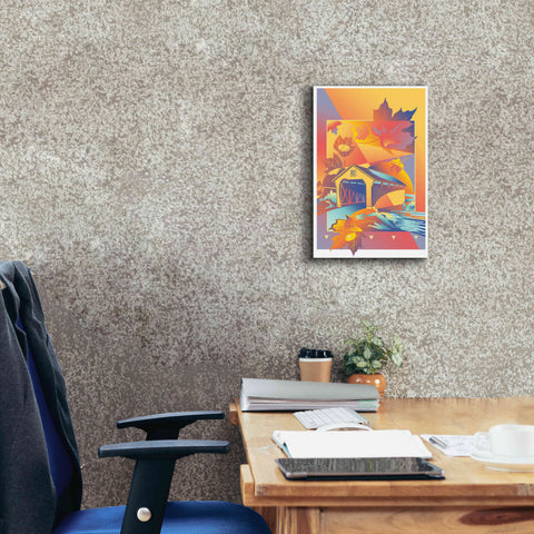 Image of 'Vermont' by David Chestnutt, Giclee Canvas Wall Art,12 x 18