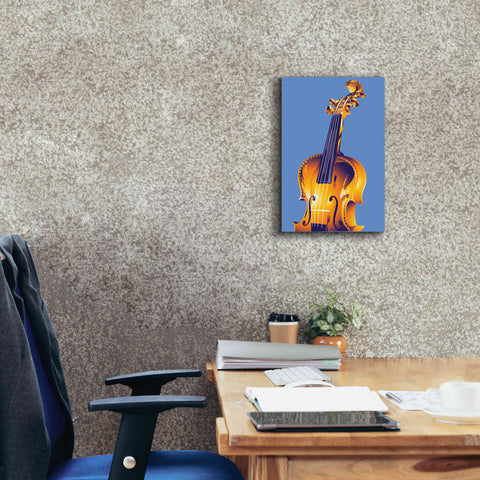 Image of 'Violin' by David Chestnutt, Giclee Canvas Wall Art,12 x 18