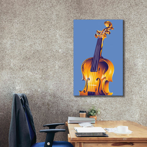 Image of 'Violin' by David Chestnutt, Giclee Canvas Wall Art,26 x 40