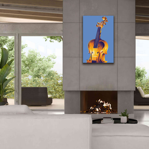 Image of 'Violin' by David Chestnutt, Giclee Canvas Wall Art,26 x 40