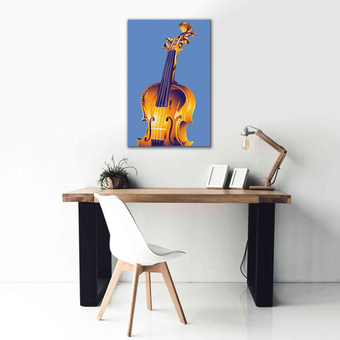 Image of 'Violin' by David Chestnutt, Giclee Canvas Wall Art,26 x 40