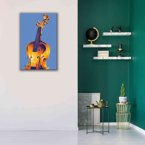 Image of 'Violin' by David Chestnutt, Giclee Canvas Wall Art,26 x 40