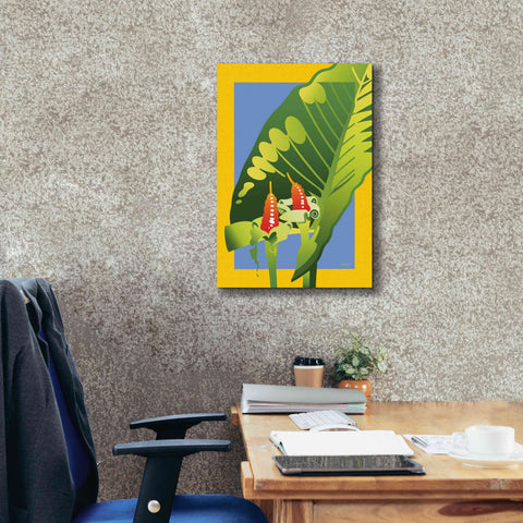 Image of 'Alocasia' by David Chestnutt, Giclee Canvas Wall Art,18 x 26