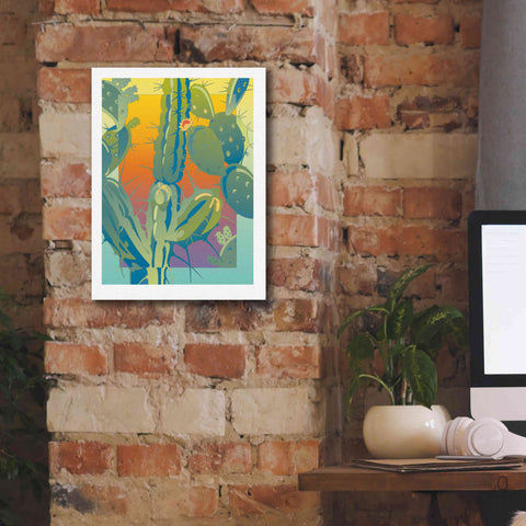 Image of 'Cactus' by David Chestnutt, Giclee Canvas Wall Art,12 x 16