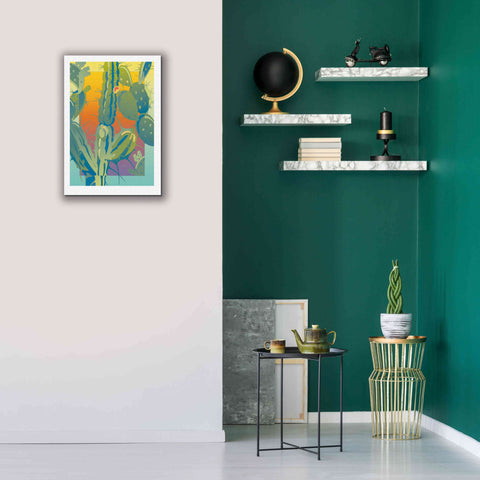Image of 'Cactus' by David Chestnutt, Giclee Canvas Wall Art,18 x 26