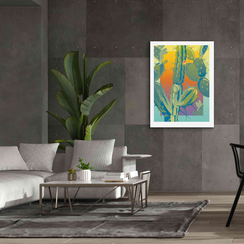 Image of 'Cactus' by David Chestnutt, Giclee Canvas Wall Art,40 x 54