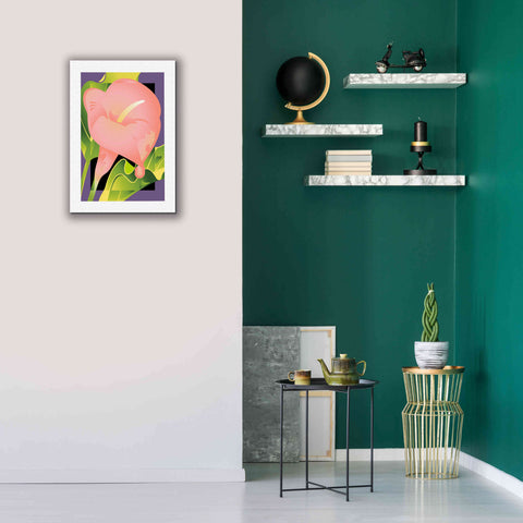 Image of 'Calla Pink' by David Chestnutt, Giclee Canvas Wall Art,18 x 26