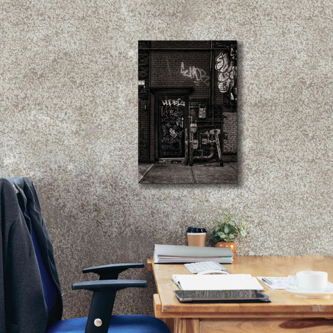 Image of 'Alleyway Pipes No 4' by Brian Carson, Giclee Canvas Wall Art,18 x 26