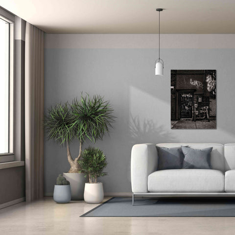 Image of 'Alleyway Pipes No 4' by Brian Carson, Giclee Canvas Wall Art,26 x 34