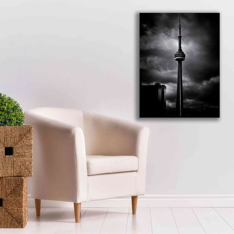 Image of 'CN Tower Toronto Canada No 6' by Brian Carson, Giclee Canvas Wall Art,26 x 34