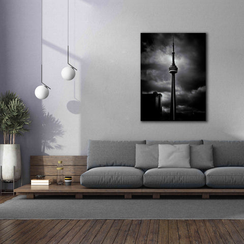 Image of 'CN Tower Toronto Canada No 6' by Brian Carson, Giclee Canvas Wall Art,40 x 54