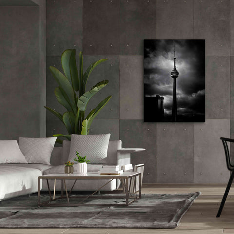 Image of 'CN Tower Toronto Canada No 6' by Brian Carson, Giclee Canvas Wall Art,40 x 54