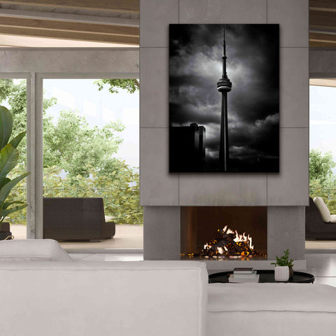 Image of 'CN Tower Toronto Canada No 6' by Brian Carson, Giclee Canvas Wall Art,40 x 54