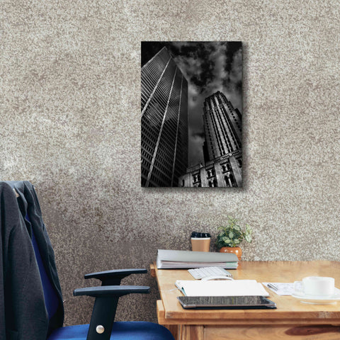 Image of 'Commerce Court Courtyard View No 1' by Brian Carson, Giclee Canvas Wall Art,18 x 26