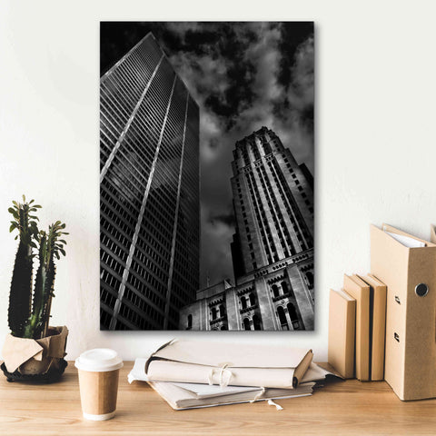 Image of 'Commerce Court Courtyard View No 1' by Brian Carson, Giclee Canvas Wall Art,18 x 26