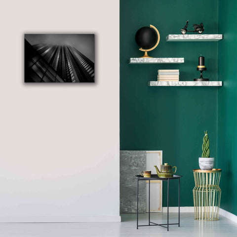 Image of 'Downtown Fogfest No 10' by Brian Carson, Giclee Canvas Wall Art,26 x 18