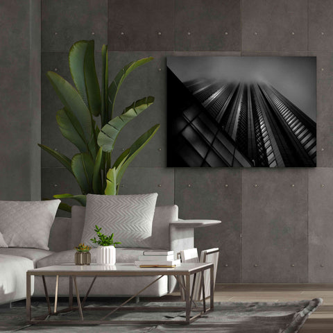 Image of 'Downtown Fogfest No 10' by Brian Carson, Giclee Canvas Wall Art,54 x 40