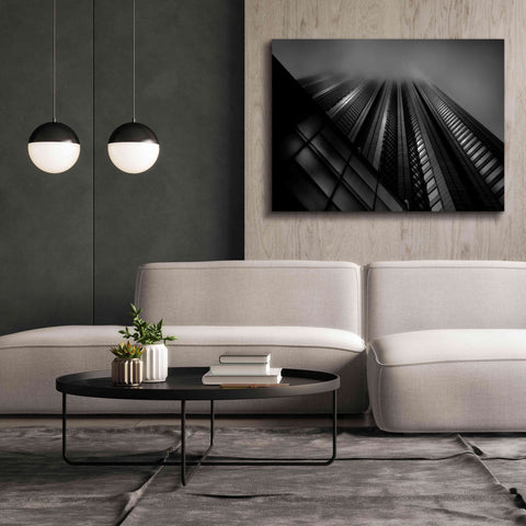 Image of 'Downtown Fogfest No 10' by Brian Carson, Giclee Canvas Wall Art,54 x 40