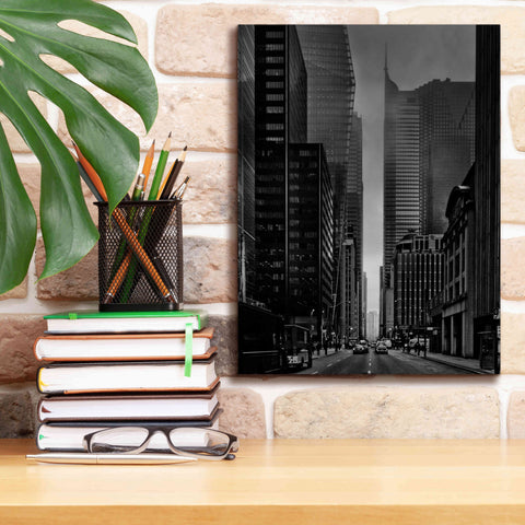 Image of 'Downtown Fogfest No 25' by Brian Carson, Giclee Canvas Wall Art,12 x 16