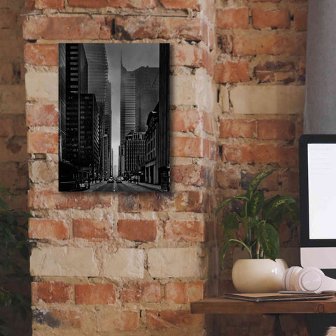 Image of 'Downtown Fogfest No 25' by Brian Carson, Giclee Canvas Wall Art,12 x 16