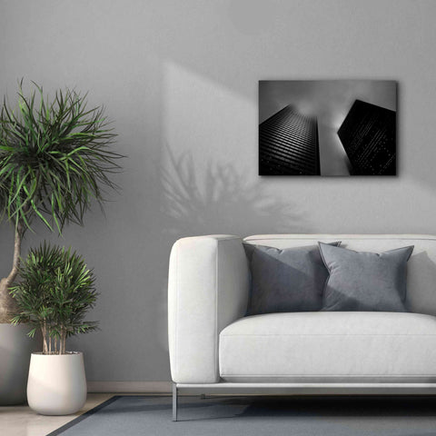 Image of 'Downtown Fogfest No 33' by Brian Carson, Giclee Canvas Wall Art,26 x 18