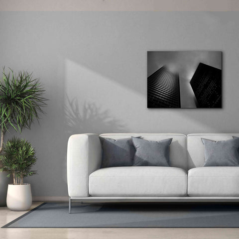 Image of 'Downtown Fogfest No 33' by Brian Carson, Giclee Canvas Wall Art,34 x 26
