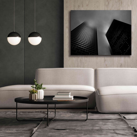 Image of 'Downtown Fogfest No 33' by Brian Carson, Giclee Canvas Wall Art,54 x 40