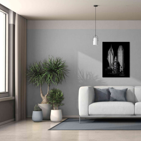 Image of 'Gooderham Flatiron Building And Toronto Downtown No 2' by Brian Carson, Giclee Canvas Wall Art,26 x 34