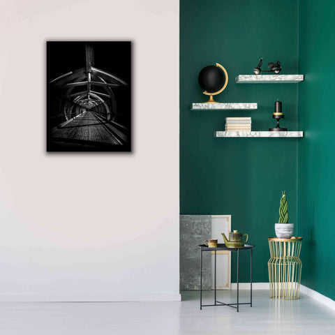 Image of 'Puente de Luz Pedestrian Bridge No 1' by Brian Carson, Giclee Canvas Wall Art,26 x 34