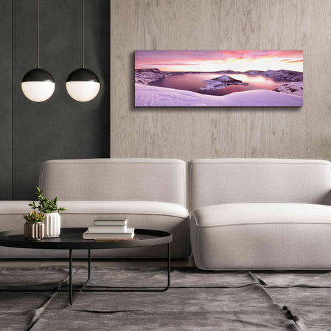 Image of 'Crater Lake Pano 4 2' by Thomas Haney, Giclee Canvas Wall Art,60 x 20