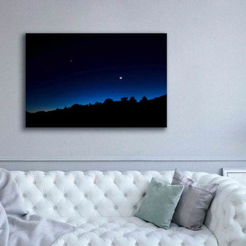 Image of 'Crescent Moon Zion' by Thomas Haney, Giclee Canvas Wall Art,60 x 40