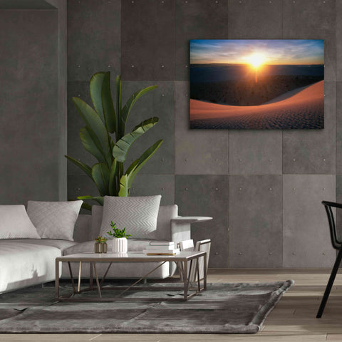 Image of 'Curved Dune Spot Removed' by Thomas Haney, Giclee Canvas Wall Art,60 x 40