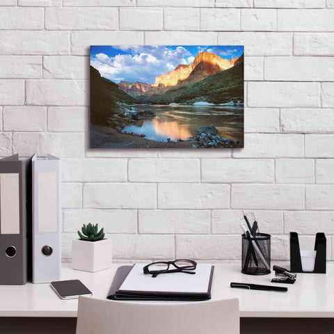 Image of 'Grand Canyon River' by Thomas Haney, Giclee Canvas Wall Art,18 x 12