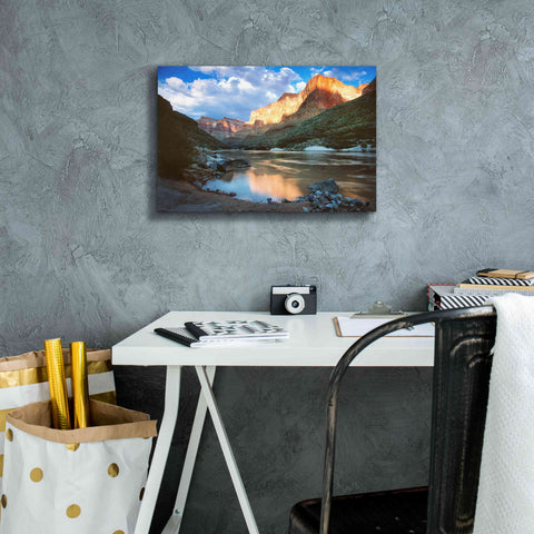 Image of 'Grand Canyon River' by Thomas Haney, Giclee Canvas Wall Art,18 x 12