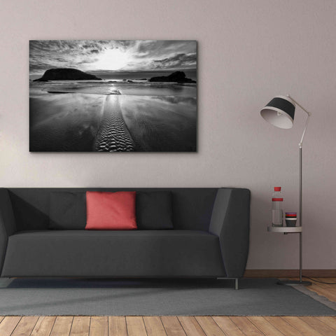 Image of 'Harris Stream 1 B&W' by Thomas Haney, Giclee Canvas Wall Art,60 x 40