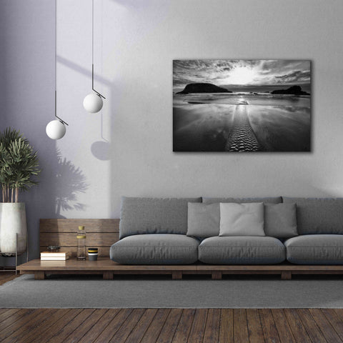 Image of 'Harris Stream 1 B&W' by Thomas Haney, Giclee Canvas Wall Art,60 x 40