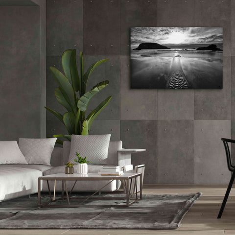 Image of 'Harris Stream 1 B&W' by Thomas Haney, Giclee Canvas Wall Art,60 x 40