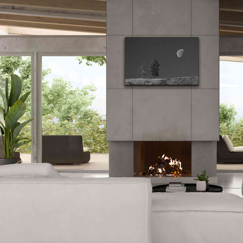 Image of 'Moon Trees Hill' by Thomas Haney, Giclee Canvas Wall Art,40 x 26