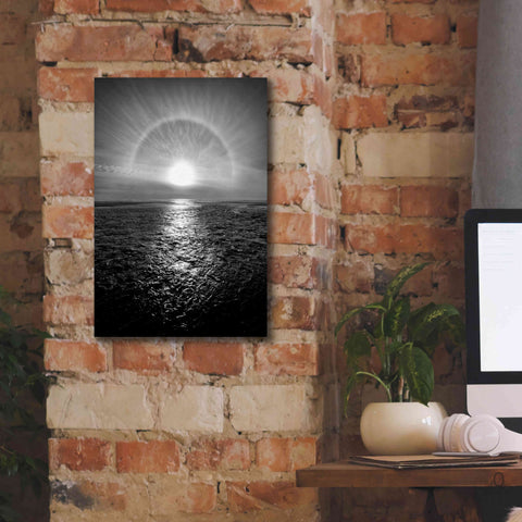 Image of 'Sun Halo Streak Silver' by Thomas Haney, Giclee Canvas Wall Art,12 x 18