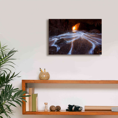 Image of 'Cave Horiz 2 Proc' by Thomas Haney, Giclee Canvas Wall Art,18 x 12